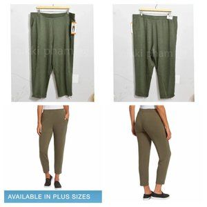 NWT Jessica Simpson Ladies' Pull-On Pant  in Olive  size XXL